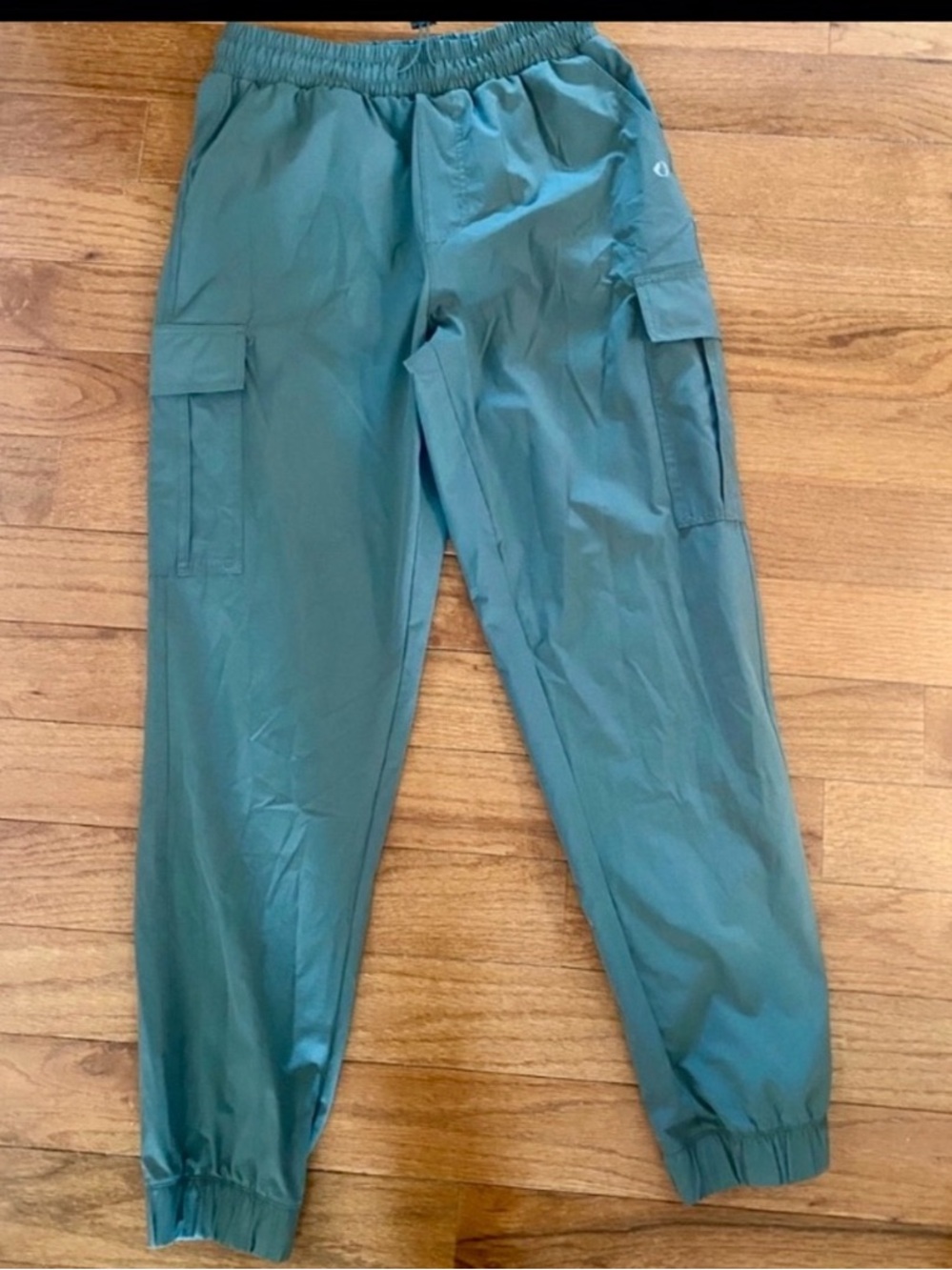 The American Outdoorsman Cargo Jogger Pants Green Utility Hiking Women M